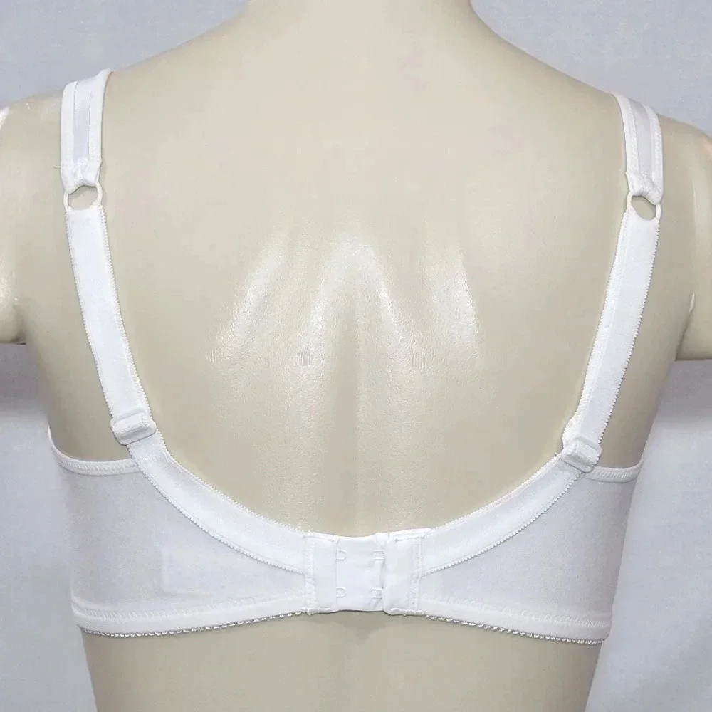 Dominique 5316 Cotton Lined Soft Stretch Wire Free Bra 34B White  Excellent Pre-